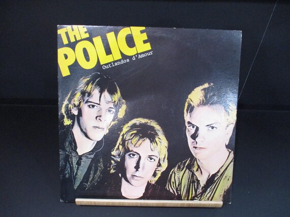 Vintage 1979 Vinyl LP Record The Police Outlandos d'Amour Excellent Condition Yellow Lettering 67783