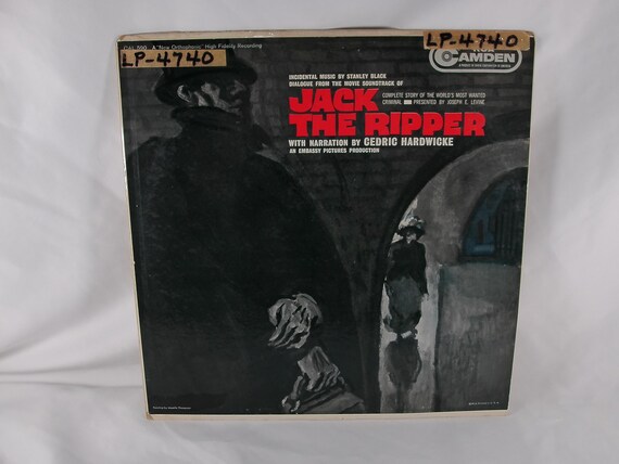 Jack the Ripper Stanley Black Vinyl LP Record EX