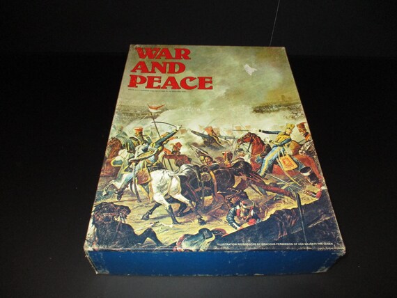 Vintage Avalon Hill Bookshelf Game War and Peace Game of Napoleonic Wars 1805-1815 Complete Ready to Play Excellent Condition