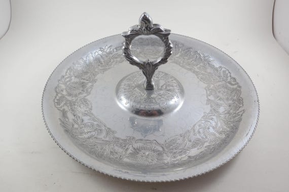 Wilson Specialties Hand Wrought Aluminum 11 1/2 Inch Nut Dish/Server with Handle