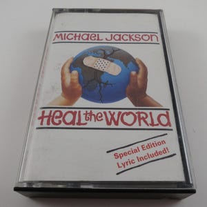 Michael Jackson Cassette Tapes Sold Individually Heal the World Singl