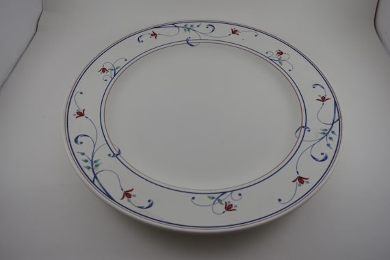 Vintage Mikasa Intaglio CAC20 Annette Pattern 12 1/2 Inch Round Chop Plate