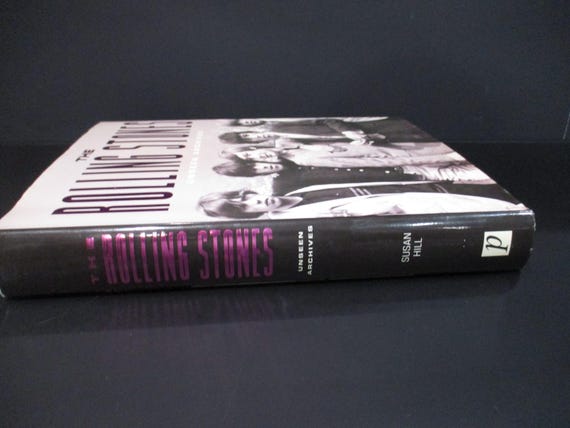 Vintage 2003 Hardcover Book The Rolling Stones Unseen Archives with Dust Jacket Large Coffee Table Book