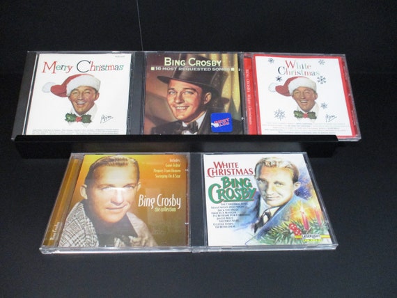 Vintage 1980s/90s Bing Crosby Jazz CD's White Merry Christmas 16 Most Requested Songs The Collection Sold Individually