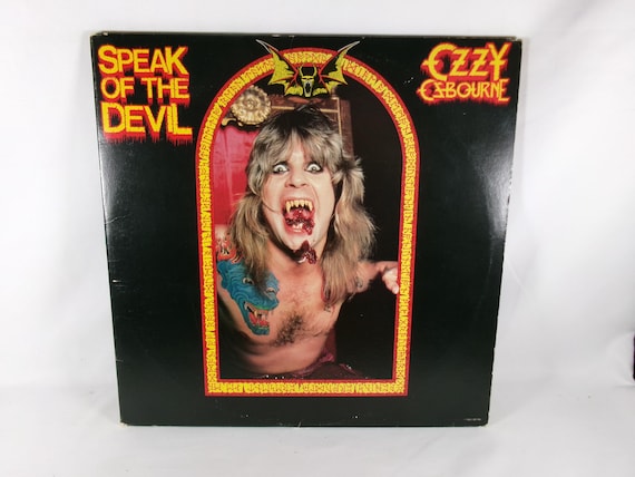 1982 Vinyl LP Record Speak of the Devil Ozzy Osbourne w/Bonus Ozzy Photo EX