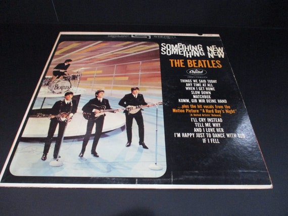 Vintage 1964 Vinyl LP Record The Beatles Something New Stereo Pressing Excellent Condition 68658
