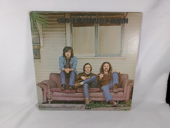 1969 Crosby, Stills & Nash Vinyl LP Record- 1969 Self Titled Album EX