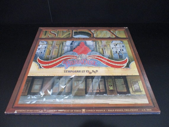 Vintage 1980 Vinyl LP Record Styx Paradise Theatre Excellent Condition 68551