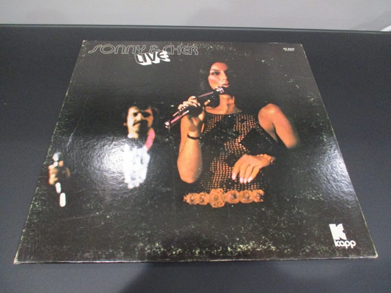 Vintage 1971 Vinyl LP Record Sonny & Cher Live Excellent Condition 72111