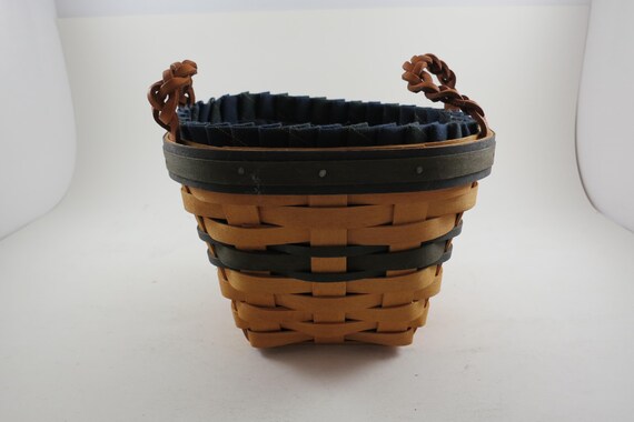 1999 Longaberger Collectors Club Collectors Edition Basket with Plastic Protector Signed and Dated Excellent Condition