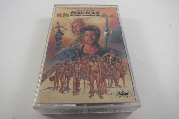 Vintage 1985 Mad Max Beyond Thunderdome Cassette Tape Soundtrack