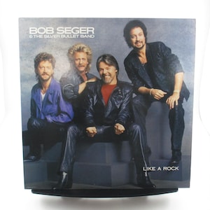 Vintage 1986 Bob Seger &#39;Like A Rock&#39; Vinyl LP - Near Mint