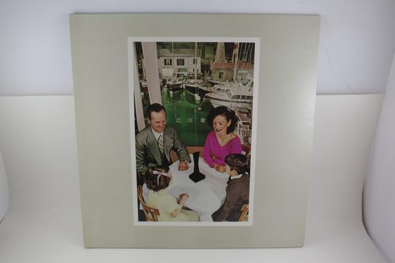 Vintage 1976 Led Zeppelin Presence Vinyl LP Record Near Mint