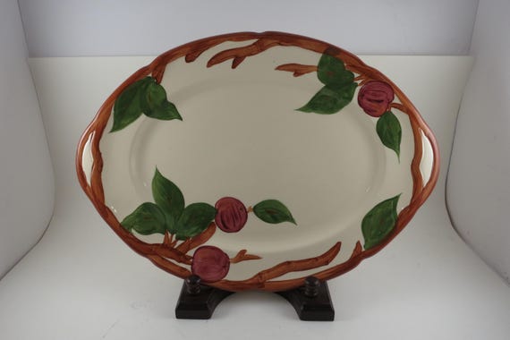 Vintage Franciscan Apple Earthenware 14 1/4 Oval Serving Platter