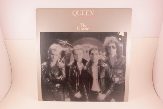 Vintage 1980 Vinyl LP Record Queen The Game White Label Excellent Condition 71680