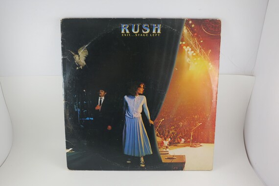 Vintage 1981 Vinyl LP Record Exit Stage Left RUSH Very Good Condition