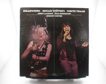 Edgar Winter, White Trash, Roadwork, Vintage Record Album, Vinyl