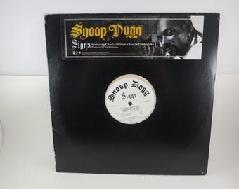 Snoop Dogg - Signs EP Vinyl Record feat. Justin Timberlake (2005 Promo Pressing)