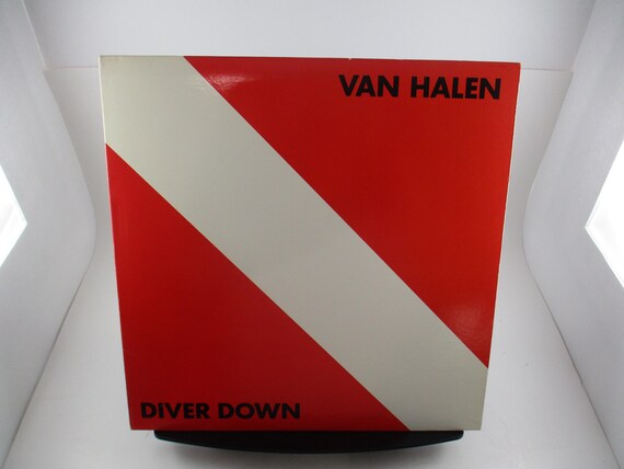 Vintage 1982 LP Vinyl Record Van Halen Diver Down Excellent Condition 62204
