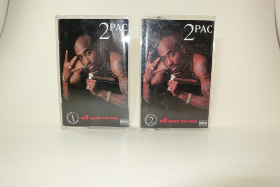Vintage 2Pac 'All Eyez On Me' Cassette Tape - 1996 Original Pressing