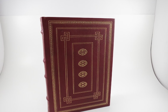 1980 Leather Bound Oresteia Aeschylus Hardcover Book Franklin Library Collectors Edition