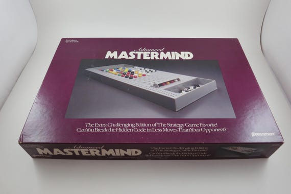 1989 Board Game Advanced Mastermind Pressman 100% Complete Excellent Condition