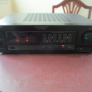 Vintage Sony TA-AX295 Acoustic Controlled Amplifier Equalizer