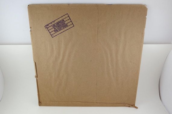 Vintage 1978 Led Zeppelin Vinyl Record LP - In Through The Out Door, Brown Bag Cover