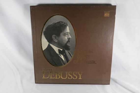 1976 Classical Vinyl LP Box Set Gre8t Men of Music Claude Debussy NM