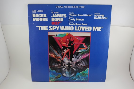 1977 James Bond: The Spy Who Loved Me - Vinyl LP Soundtrack