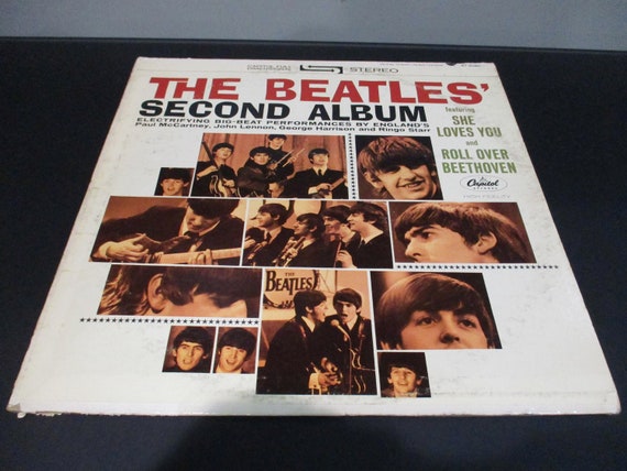 Vintage 1964 Vinyl LP Record The Beatles Second Album Stereo Pressing Excellent Condition 66419
