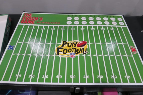 Vintage 1996 NFL Strategy Game: The Coaches Game