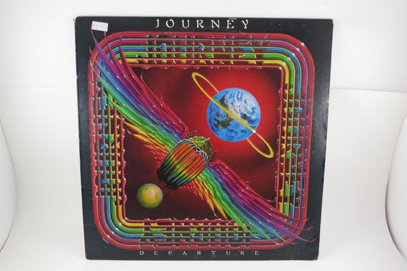 Vintage Journey Departure Vinyl LP Record, 1980