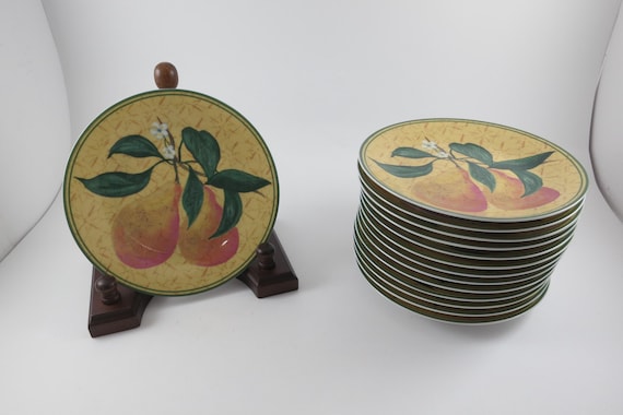 6 Inch Kensington Fruits by Philippe Deshoulieres Limoges France Desert Plates Sold Individually