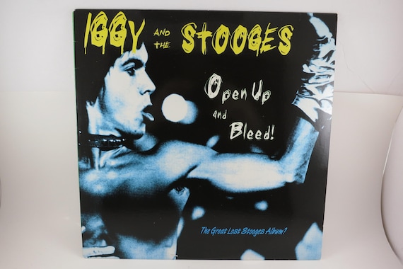 Vintage 1996 Vinyl LP Record Open Up and Bleed Iggy & The Stooges EX+