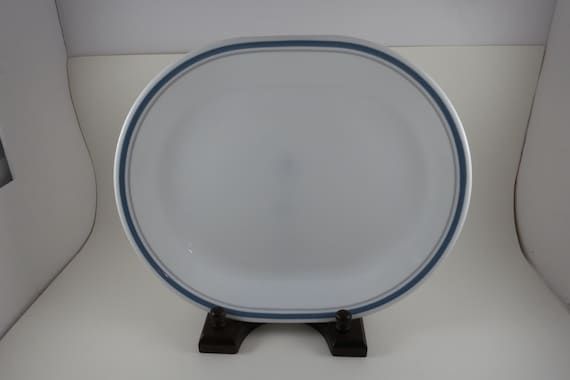 Corelle Indigo Pattern Serving Platter: 10x12 Oval Platter