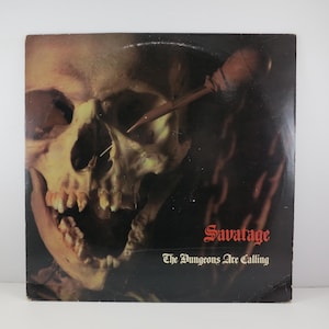 Vintage Savatage Vinyl LP - the Dungeons Are Calling (1985) - Etsy
