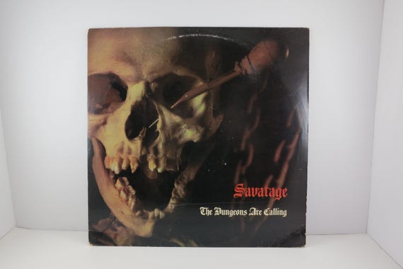 Vintage 1985 Vinyl LP Record The Dungeons Are Calling Savatage Excellent Condition Combat Label 70931