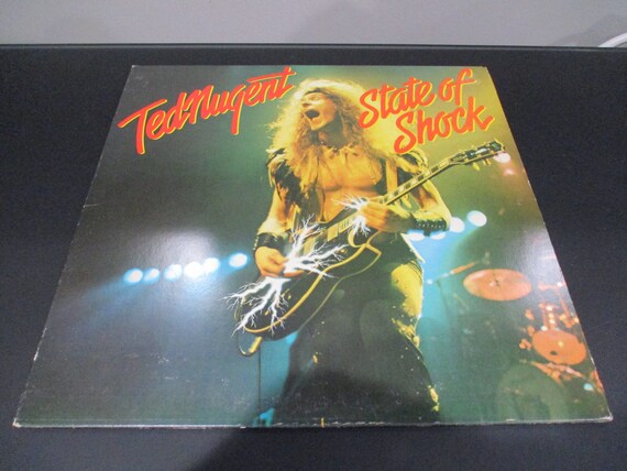 Vintage 1979 Vinyl LP Record Ted Nugent State of Shock Excellent Condition 63117