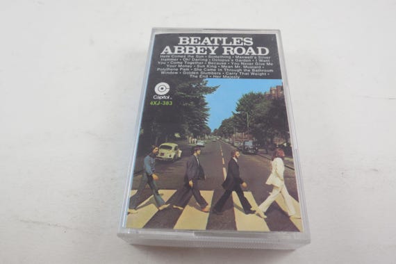 Vintage 1986 Cassette Tape The Beatles Abbey Road