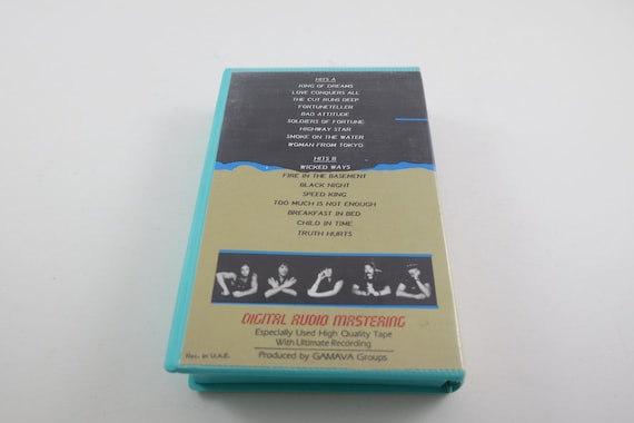 Vintage 1980's Deep Purple Cassette Tapes Slaves and Masters