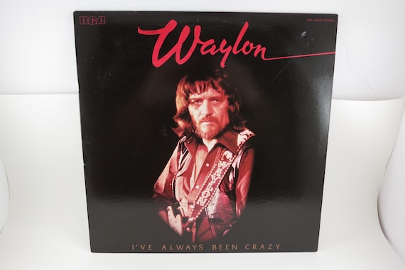 Vintage 1978 Waylon Jennings Vinyl LP, I've Always Been Crazy