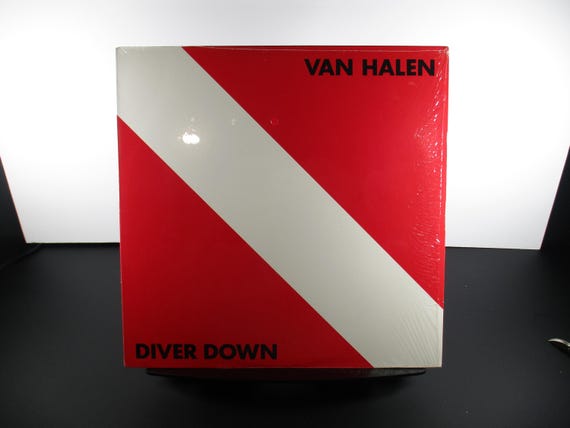 Vintage 1982 LP Vinyl Record Van Halen Diver Down Near Mint Condition In Shrink 62205