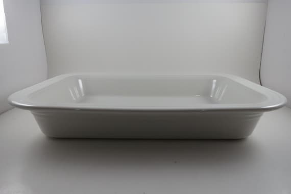 Fiesta Ware 14x11 Inch Baking Dish in White Casserole