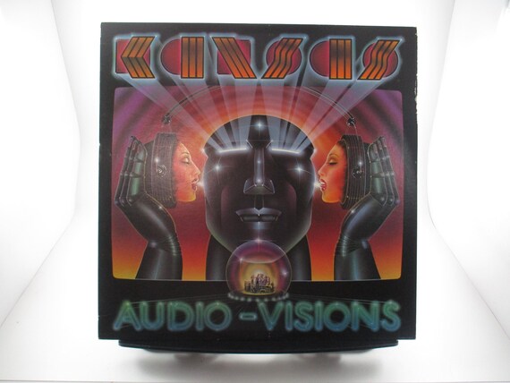 Vintage 1980 Vinyl LP Rock Record Audio Visions Kansas Excellent Condition 65743