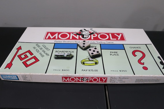 1985 Monopoly Board Game Parker Brothers 100 Percent Complete