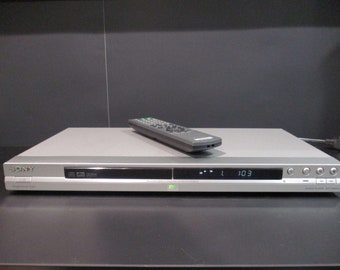 Sony DVP-NS501P DVD/CD Player Silver Slimline Model with Remote Works Great Free Shipping