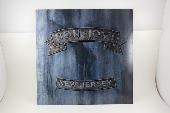 Vintage 1988 Bon Jovi New Jersey Vinyl LP - Original US Pressing NM