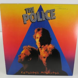 Original the Police Zenyatta Mondatta Vinyl Record LP 1980