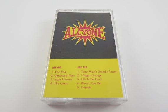 Vintage 1987 Cassette Tape Alcyone Self Titled Hard Rock Excellent Condition